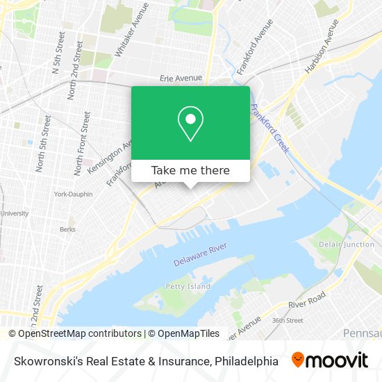 Mapa de Skowronski's Real Estate & Insurance