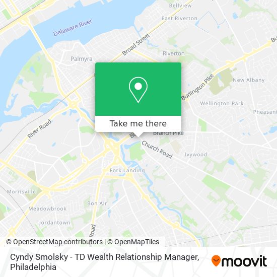 Cyndy Smolsky - TD Wealth Relationship Manager map