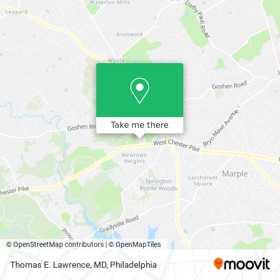 Thomas E. Lawrence, MD map