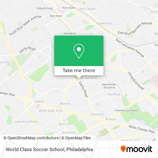 Mapa de World Class Soccer School