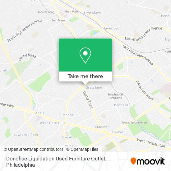 Mapa de Donohue Liquidation Used Furniture Outlet