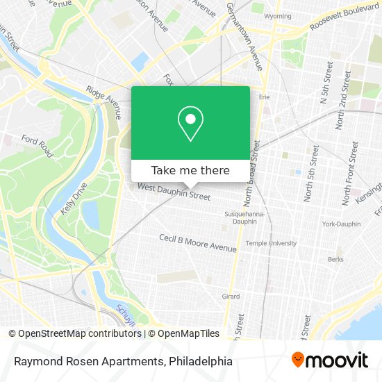Raymond Rosen Apartments map