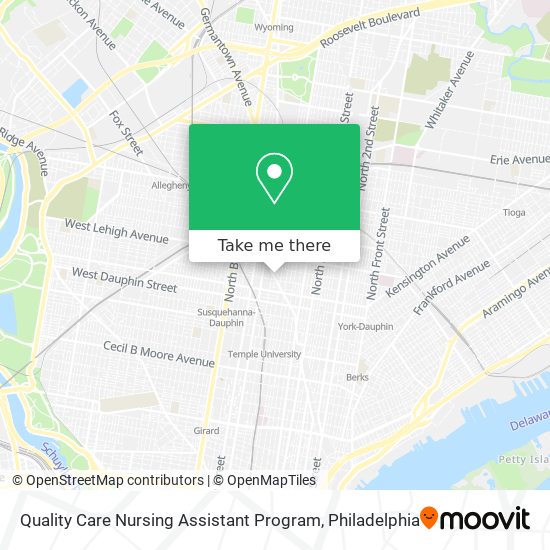 Quality Care Nursing Assistant Program map