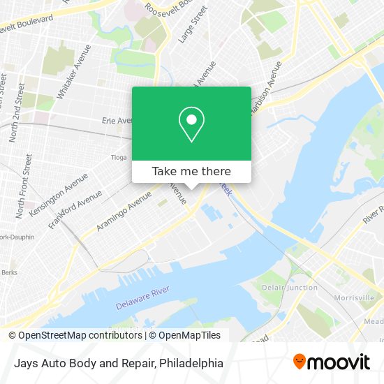 Mapa de Jays Auto Body and Repair