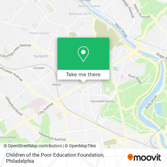 Children of the Poor Education Foundation map