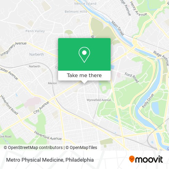 Metro Physical Medicine map