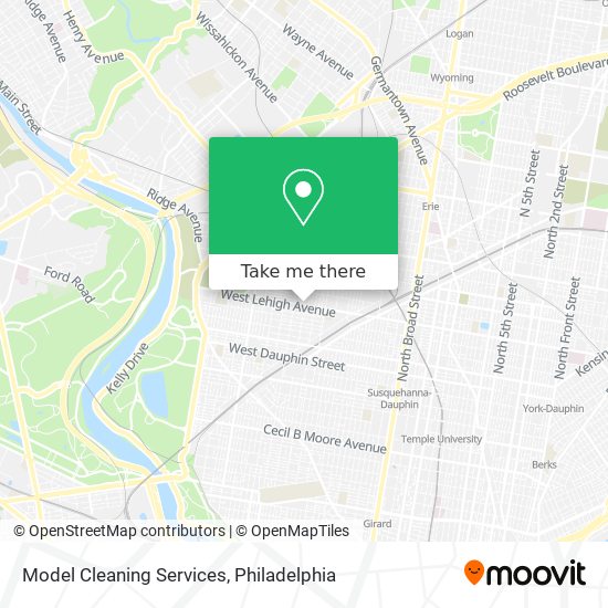 Mapa de Model Cleaning Services