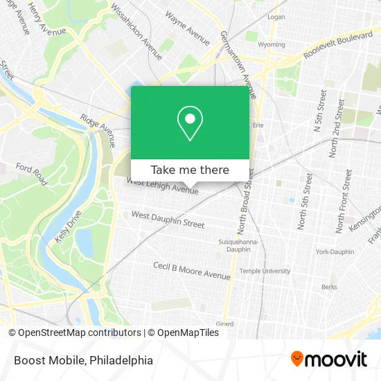 Boost Mobile map