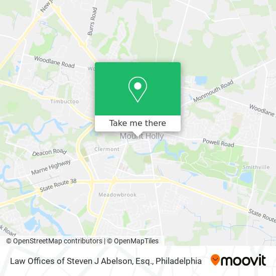 Mapa de Law Offices of Steven J Abelson, Esq.