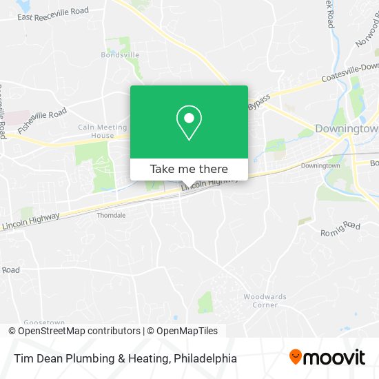 Mapa de Tim Dean Plumbing & Heating