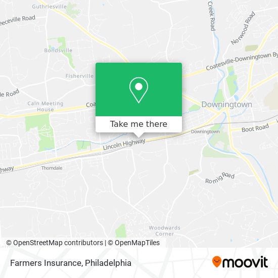 Farmers Insurance map