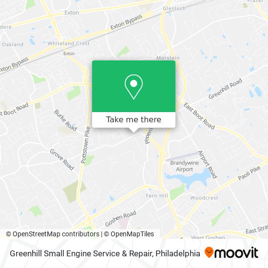 Mapa de Greenhill Small Engine Service & Repair
