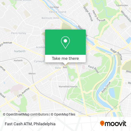 Fast Cash ATM map