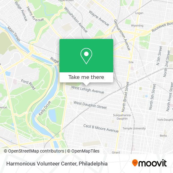 Harmonious Volunteer Center map