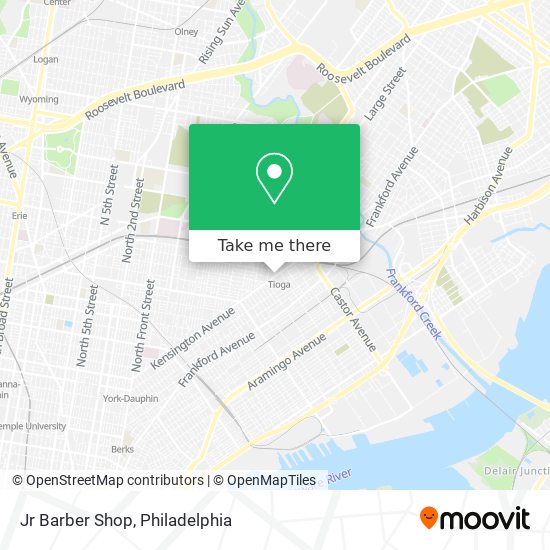 Mapa de Jr Barber Shop