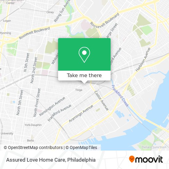 Mapa de Assured Love Home Care