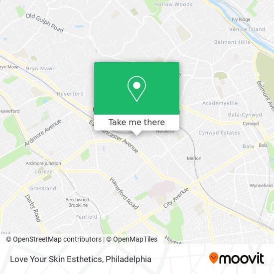 Mapa de Love Your Skin Esthetics