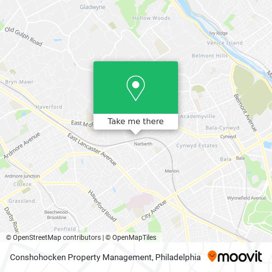 Conshohocken Property Management map