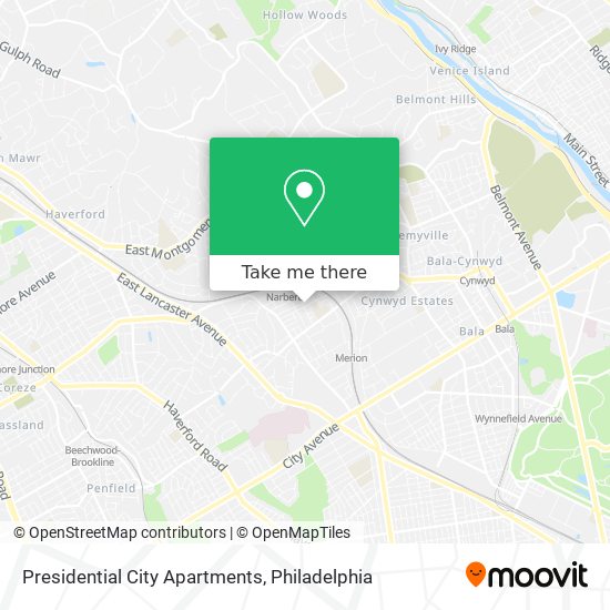 Mapa de Presidential City Apartments