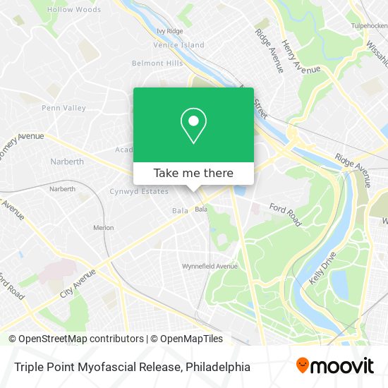 Triple Point Myofascial Release map