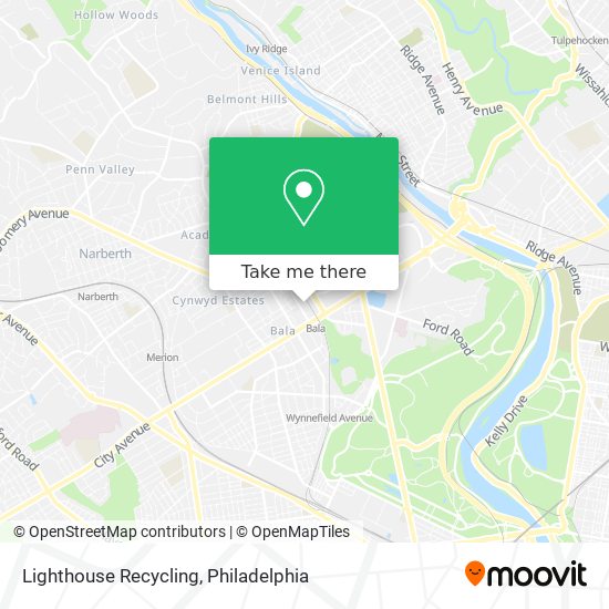 Lighthouse Recycling map