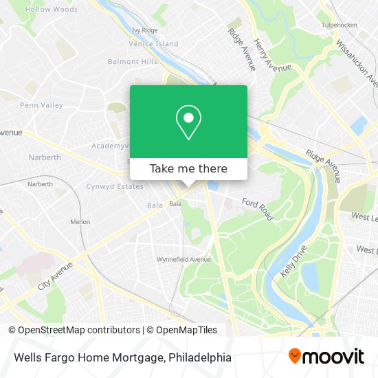 Wells Fargo Home Mortgage map