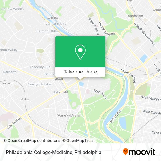 Philadelphia College-Medicine map