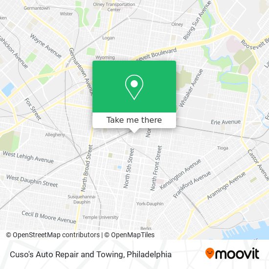 Mapa de Cuso's Auto Repair and Towing