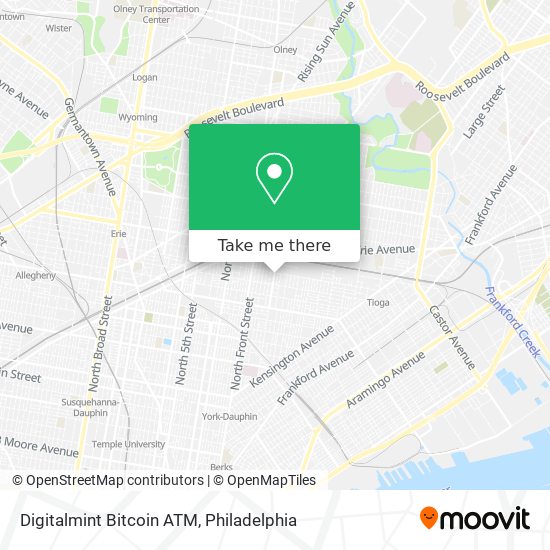 Mapa de Digitalmint Bitcoin ATM