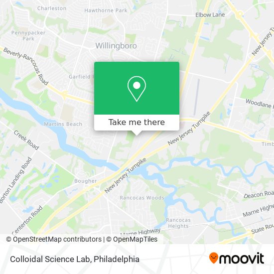 Colloidal Science Lab map