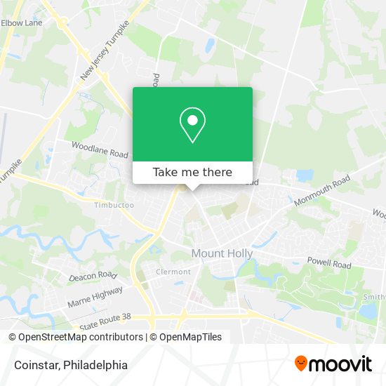 Coinstar map