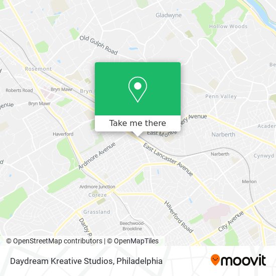 Daydream Kreative Studios map