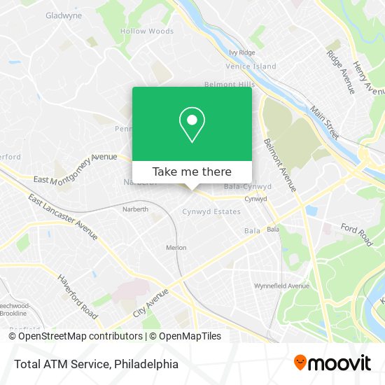 Total ATM Service map