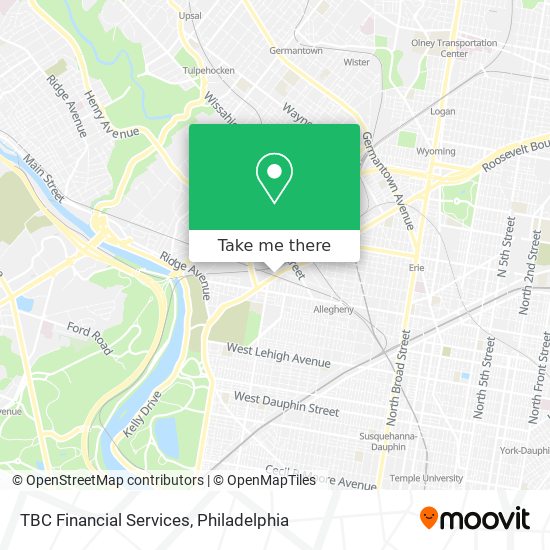 TBC Financial Services map
