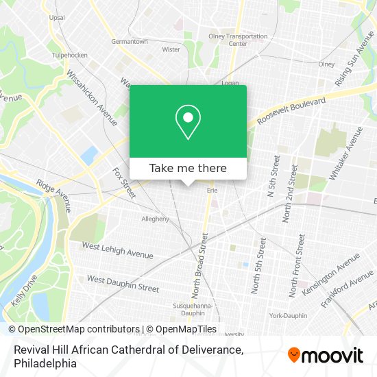 Mapa de Revival Hill African Catherdral of Deliverance