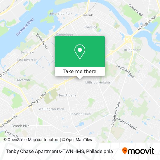 Mapa de Tenby Chase Apartments-TWNHMS