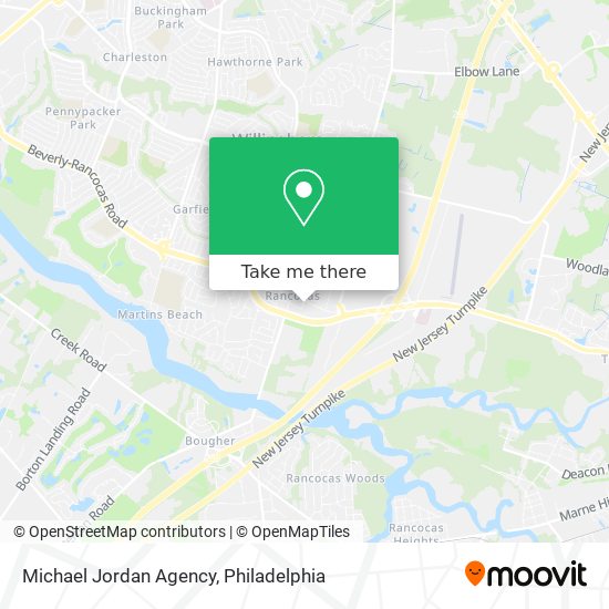 Michael Jordan Agency map