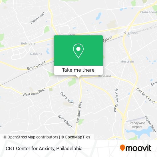 CBT Center for Anxiety map