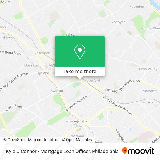 Mapa de Kyle O'Connor - Mortgage Loan Officer