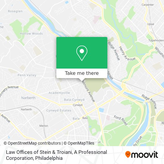 Law Offices of Stein & Troiani, A Professional Corporation map