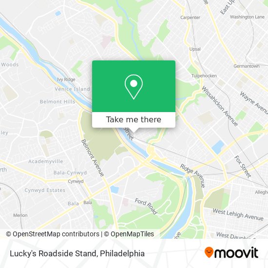 Lucky's Roadside Stand map