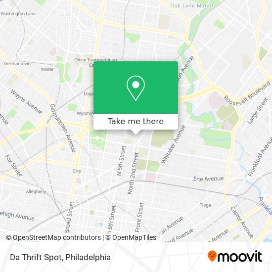 Mapa de Da Thrift Spot
