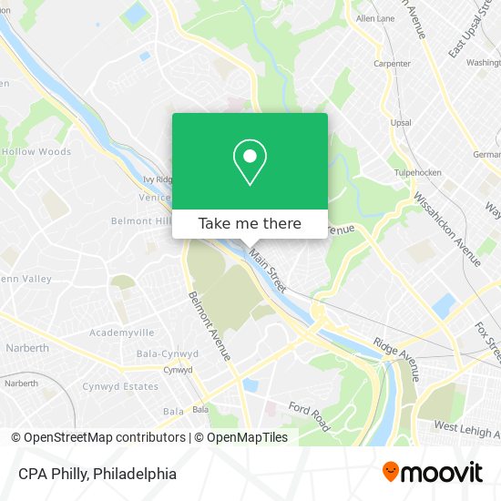 CPA Philly map