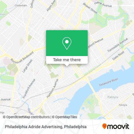 Philadelphia Adride Advertising map