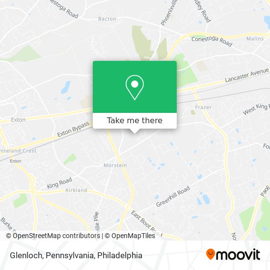 Mapa de Glenloch, Pennsylvania