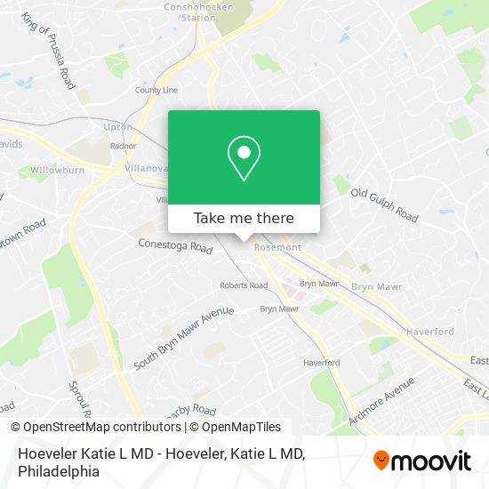 Mapa de Hoeveler Katie L MD - Hoeveler, Katie L MD