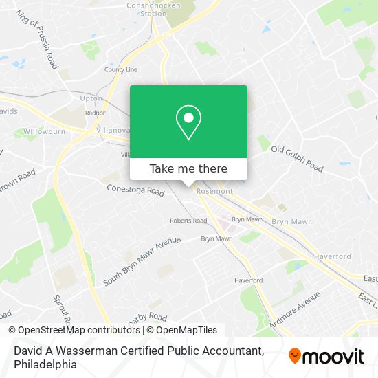 Mapa de David A Wasserman Certified Public Accountant