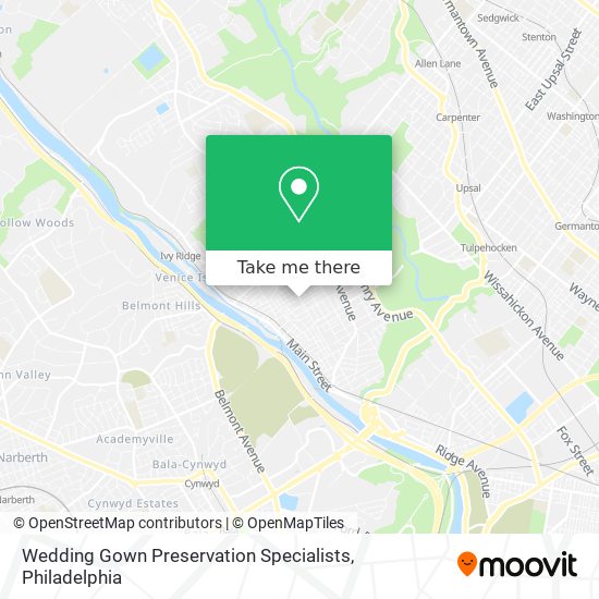 Mapa de Wedding Gown Preservation Specialists