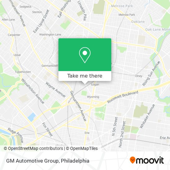 GM Automotive Group map