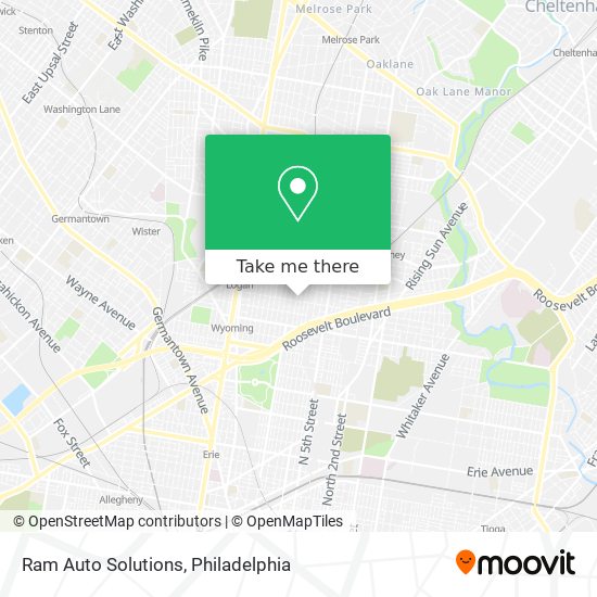 Ram Auto Solutions map